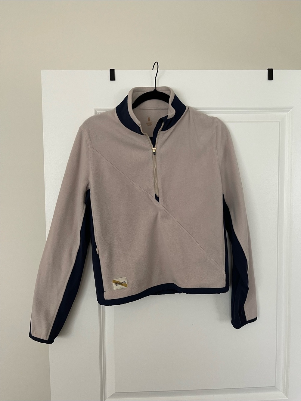 Tracksmith Quarter Zip Running Fleece Pullover Size Small